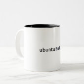 Ubuntu Budgie Mok (Voorkant links)