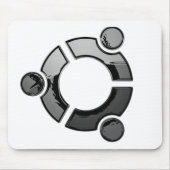 Ubuntu (chroom) muismat (Voorkant)