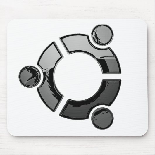 Ubuntu (chroom) muismat (Voorkant)