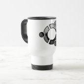 Ubuntu (chroom) reisbeker (Voorkant links)