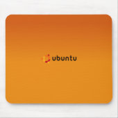 Ubuntu Classic sinaasappel Muismat (Voorkant)