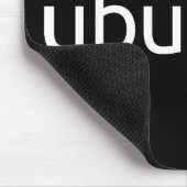 Ubuntu Dark Mousepad Muismat (Hoek)