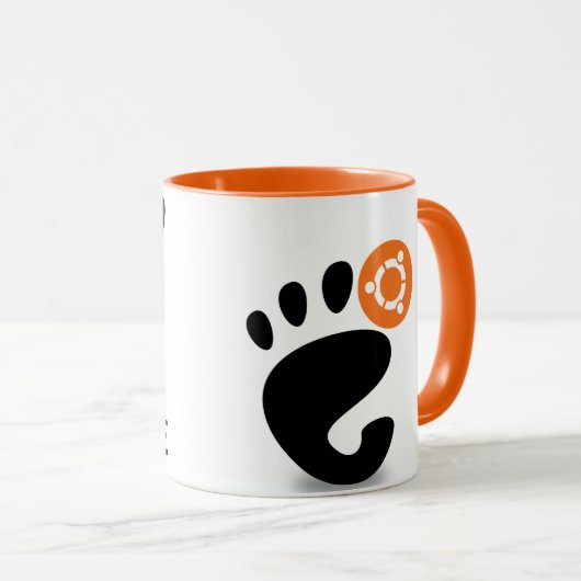 Ubuntu Gnome Mok (Voorkant rechts)