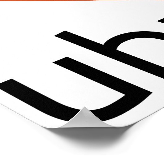 Ubuntu "hart" poster (Hoek)