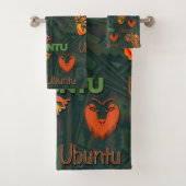 Ubuntu - Ik ben omdat we dat zijn. Bad Handdoek (Insitu)