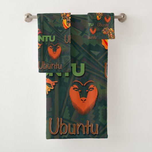 Ubuntu - Ik ben omdat we dat zijn. Bad Handdoek (Insitu)