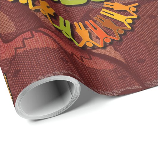 Ubuntu - Ik ben omdat we dat zijn. Cadeaupapier (Rol Hoek)