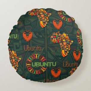 Ubuntu - Ik ben omdat we dat zijn. Rond Kussen