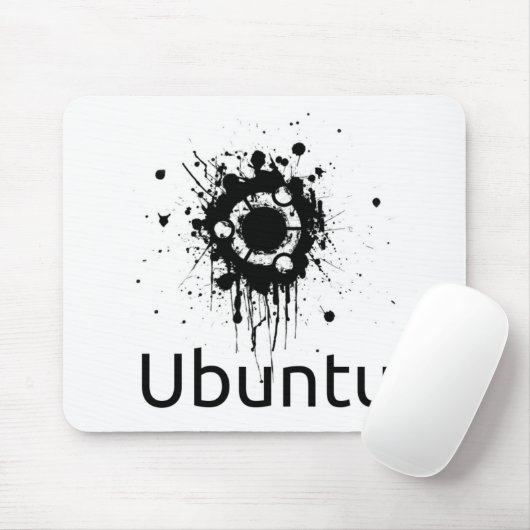 Ubuntu inkblot Mousepad Muismat (Met muis)