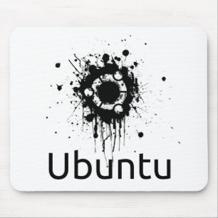 Ubuntu inkblot Mousepad Muismat