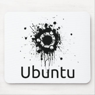 Ubuntu inkblot Mousepad Muismat