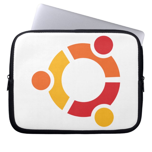 Ubuntu-laptoptas Laptop Sleeve (Voorkant)