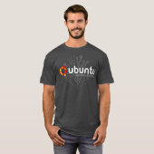 Ubuntu Linu Humaniteit tegenover anderen T-shirt (Voorkant volledig)