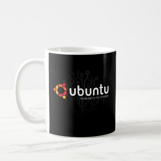 Ubuntu Linux Humanity aan anderen Koffiemok (Links)
