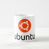 Ubuntu Linux Logo Koffiemok (Center)