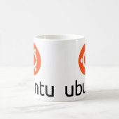 Ubuntu Linux Logo Koffiemok (Center)