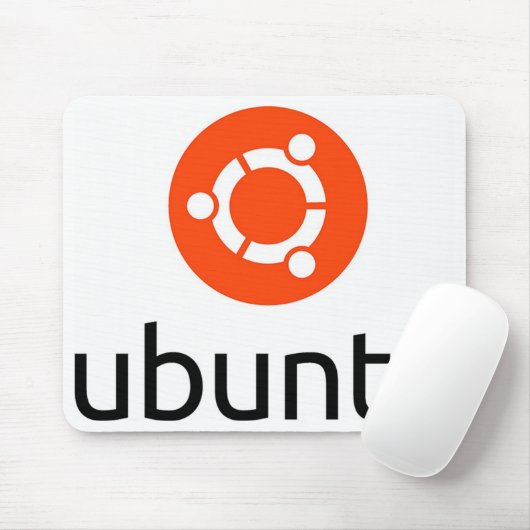Ubuntu Linux Logo Muismat (Met muis)