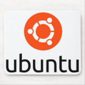 Ubuntu Linux Logo Muismat (Voorkant)