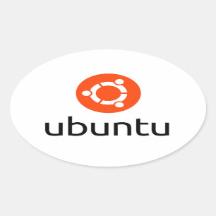 Ubuntu Linux Logo Ovale Sticker