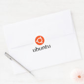Ubuntu Linux Logo Sticker (Envelop)