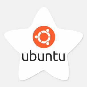 Ubuntu Linux Logo-Sticker Ster Sticker