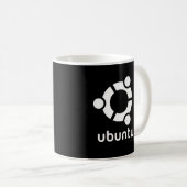 Ubuntu Linux Open Source Koffiemok (Voorkant rechts)