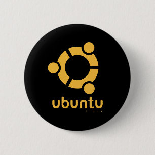 Ubuntu Linux Open Source Ronde Button 5,7 Cm