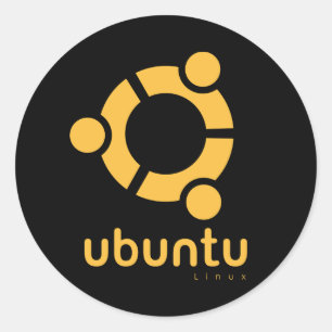 Ubuntu Linux Open Source Ronde Sticker