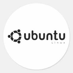 Ubuntu Linux Open Source Ronde Sticker