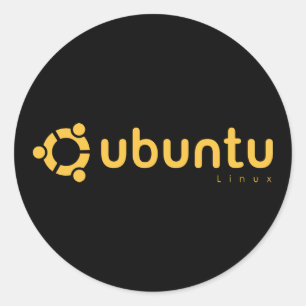 Ubuntu Linux Open Source Ronde Sticker