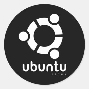 Ubuntu Linux Open Source Ronde Sticker