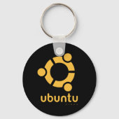 Ubuntu Linux Open Source Sleutelhanger (Voorkant)