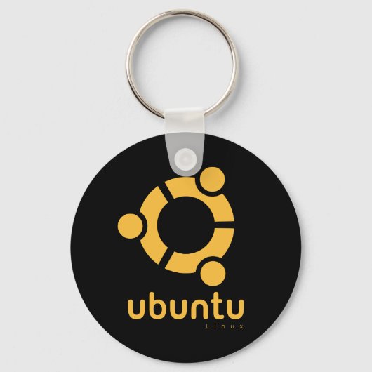 Ubuntu Linux Open Source Sleutelhanger (Voorkant)