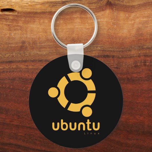 Ubuntu Linux Open Source Sleutelhanger (Voorkant)
