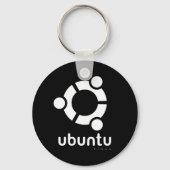 Ubuntu Linux Open Source Sleutelhanger (Voorkant)