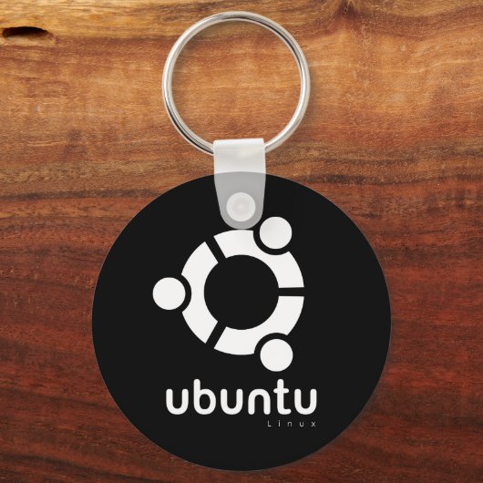 Ubuntu Linux Open Source Sleutelhanger (Voorkant)