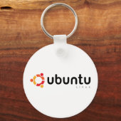 Ubuntu Linux Open Source Sleutelhanger (Voorkant)