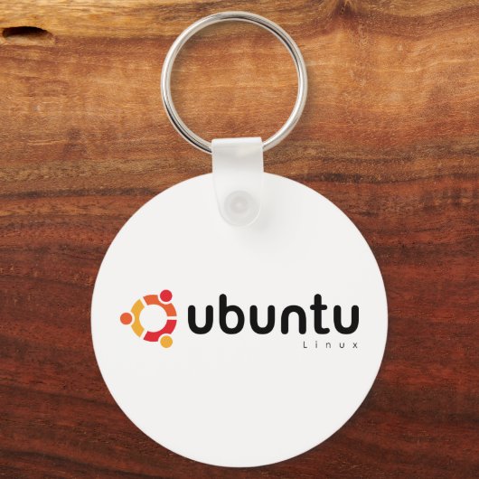 Ubuntu Linux Open Source Sleutelhanger (Voorkant)