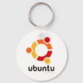 Ubuntu Linux Open Source Sleutelhanger (Voorkant)