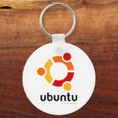 Ubuntu Linux Open Source Sleutelhanger (Voorkant)