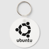 Ubuntu Linux Open Source Sleutelhanger (Voorkant)