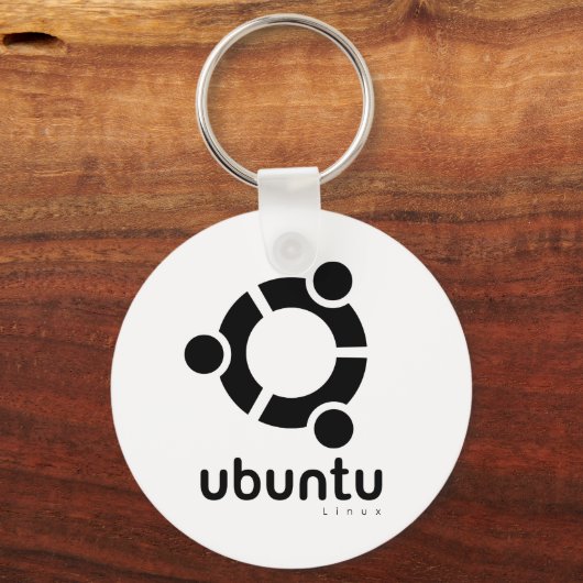 Ubuntu Linux Open Source Sleutelhanger (Voorkant)