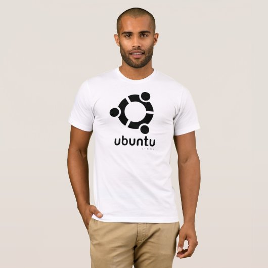 Ubuntu Linux Open Source T-shirt (Voorkant volledig)