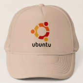 Ubuntu Linux Open Source Trucker Pet (Voorkant)