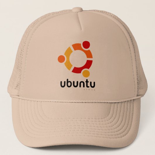 Ubuntu Linux Open Source Trucker Pet (Voorkant)