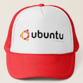 Ubuntu Linux Open Source Trucker Pet (Voorkant)