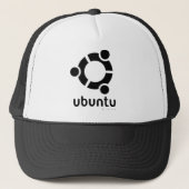 Ubuntu Linux Open Source Trucker Pet (Voorkant)