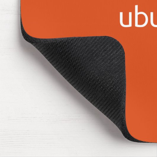 Ubuntu Linux Oranje Muismat (Hoek)