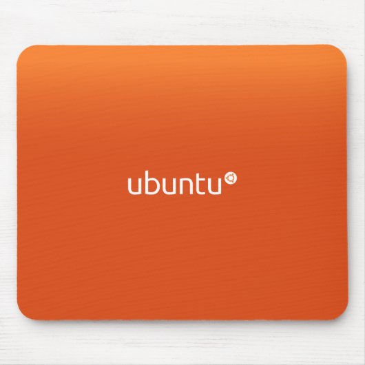 Ubuntu Linux Oranje Muismat (Voorkant)