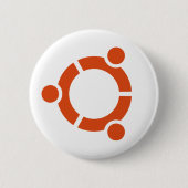 Ubuntu Logo Button (Voorkant)